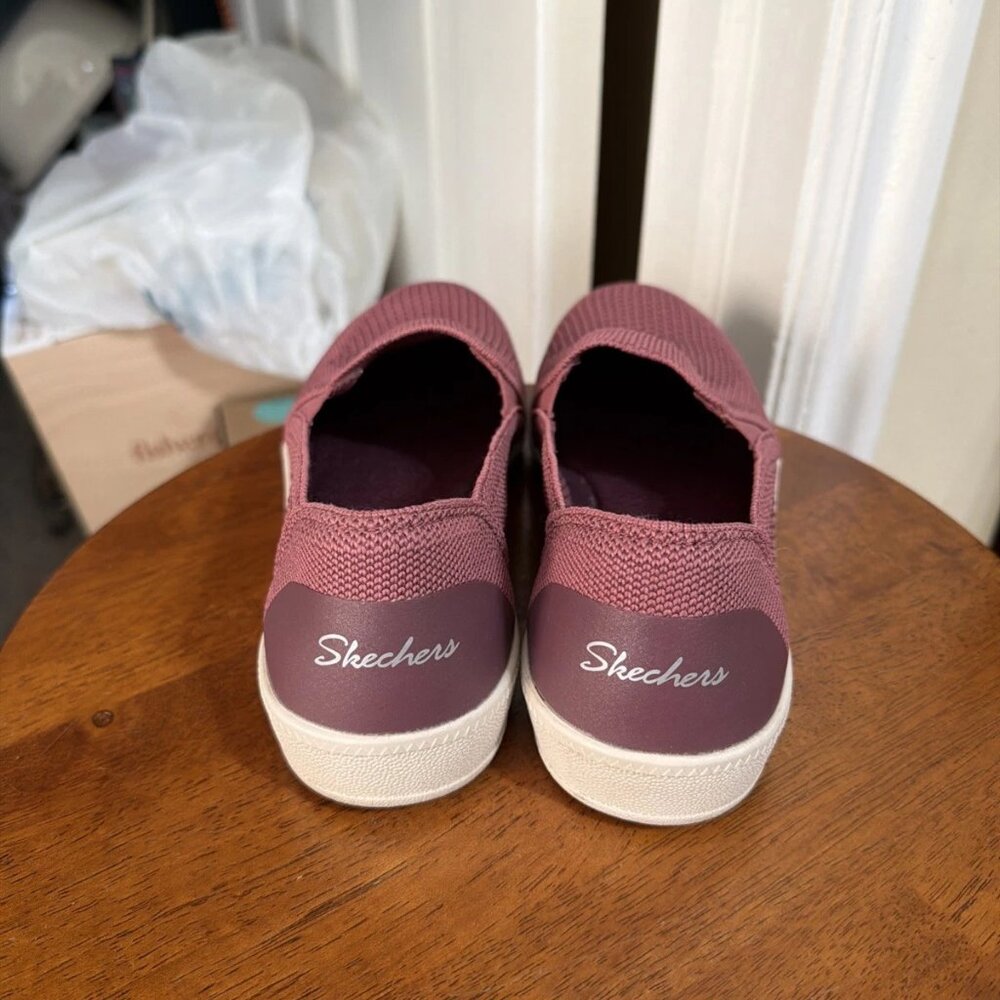 Skechers Women's Madison Ave-Admissible Sneaker - Dark Rose - Size 6.5 - EUC - Picture 3 of 6